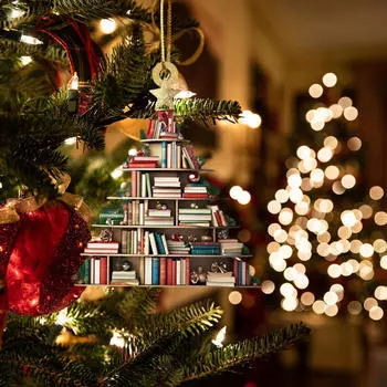 Подвеска на зеркало заднего вида автомобиля, рождественское подвесное украшение, свисающее акриловое украшение-шарм No Cup