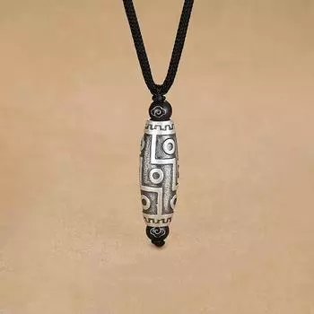 Подвеска «Небесные бусины с девятью глазами» от Taigu в новом стиле — модная, ретро и персонализированная Xizang Crafts 50CM