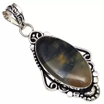 Подвеска Newlite Jasper Gemstone Подарок для нее Серебряные украшения 2,5