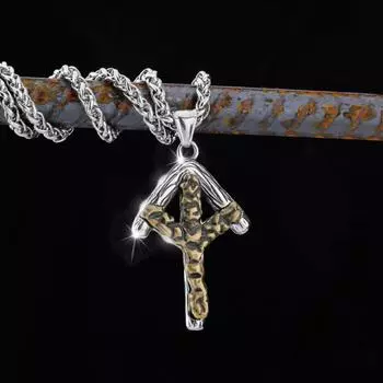 Подвеска Nordic Viking, модная подвеска с руной в виде стрелы из нержавеющей стали Viking золотистый
