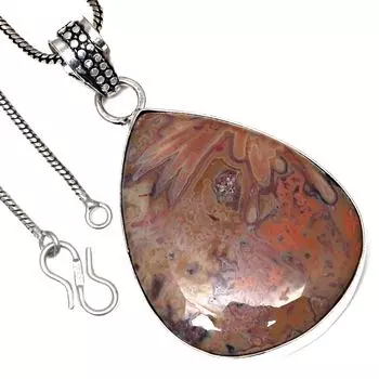 Подвеска-палочка из агата, драгоценный камень, ручная работа, подарок на День святого Валентина, серебряное украшение, 2 дюйма