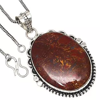 Подвеска-палочка с агатовым камнем, подарок на день святого Валентина, серебряное украшение 2 дюйма