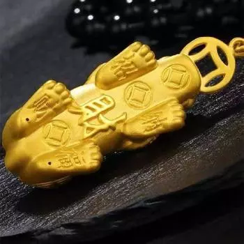 Подвеска Pixiu золотого цвета для мужчин и женщин. Подвеска Pixiu для передачи богатства в городском доме для безопасного подарка. 40CM золотой