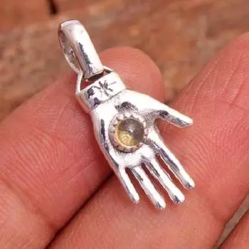 Подвеска Рейки, Подвеска на руку, Серебро 925 пробы, Ювелирные изделия ручной работы, Подарки для нее