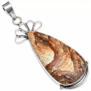 Подвеска Розовый Розовый кварц Друза Драгоценный Камень Подарок Для Нее Серебряные Украшения 2.75