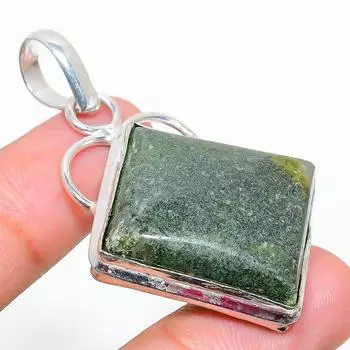 Подвеска ручной работы из стерлингового серебра 925 пробы с натуральным драгоценным камнем Гогунджула 2,09 дюйма P0k59