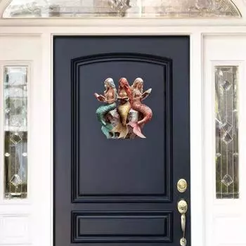 Подвеска «Русалки» 2D, плоская акриловая подвесная люстра, настенный декор «Русалки» 20cm разноцветный