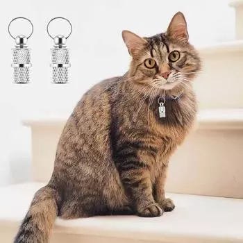 Подвеска с адресом для питомца против потери, металлическая подвеска с адресом для питомца, подвеска на ошейник для собак, наружная подвеска S