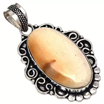 Подвеска с дикой лошадью, яшмой, драгоценным камнем, ручная работа, День матери, серебряное украшение 2 дюйма