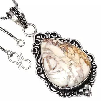 Подвеска с дикой лошадью, яшмой, драгоценным камнем, ручной работы, подарок для нее, серебряные украшения 2,25