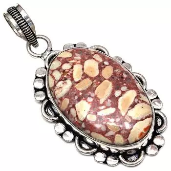 Подвеска с дикой лошадью, яшмой, драгоценным камнем, ручная работа, День матери, серебряное украшение 2 дюйма