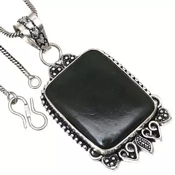 Подвеска с драгоценным камнем вассолитом, подарок на день святого Валентина, серебряное ювелирное изделие, 2 дюйма