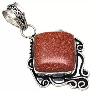 Подвеска с красным драгоценным камнем Sunsitara, серебряное украшение ручной работы на День матери, 2 дюйма