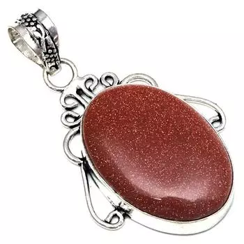 Подвеска с красным драгоценным камнем Sunsitara, серебряное украшение ручной работы на День матери, 2 дюйма