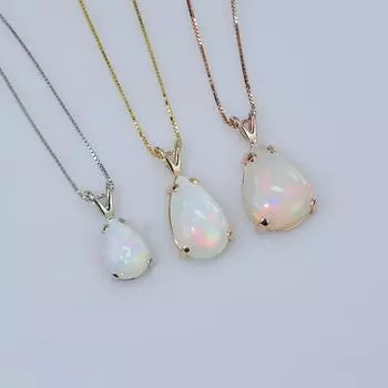 Подвеска с настоящим опалом, ювелирные изделия с камнем, рожденным в октябре, подвеска с опалом в форме груши, солитер в форме груши, ожерелье с радужным опалом, подвеска с белым опалом 925 Silver = 19*8mm белый