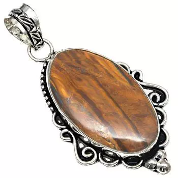 Подвеска с несколькими тигровыми камнями, ручная работа, серебряное украшение ко Дню матери, 2,5 дюйма