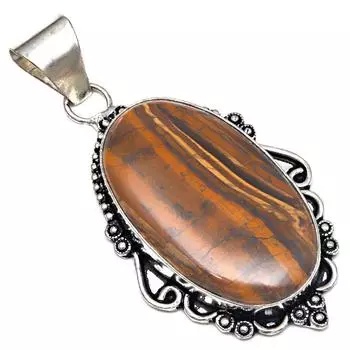 Подвеска с несколькими тигровыми камнями, ручная работа, серебряное украшение ко Дню матери, 2,5 дюйма