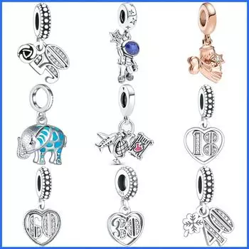 Подвеска с номером Fasion Astronaut на 18-летие, ювелирные изделия из бисера, подарок, свободные бусины