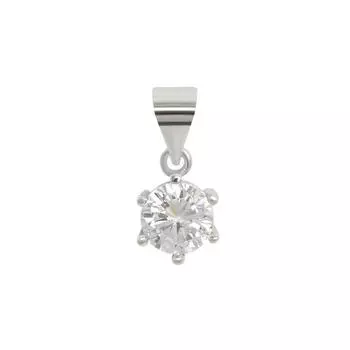 Подвеска с одним бриллиантом на шести крапанах Kwai Мода Литература Простая Ожерелье с бриллиантом в один карат