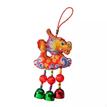 Подвеска с подвеской «Благословение Ветра», украшение на год Дракона, декор для весеннего фестиваля Style B