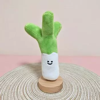 Подвеска с зеленым луком и чесноком из мультфильма, зеленый лук, плюшевая игрушка, мягкая кукла, брелок, рюкзак, автомобильная сумка, брелок для ключей, подарок для ребенка