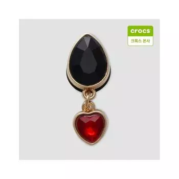 Подвеска-шарм Crocs Dangle Ruby Heart Zibbitz 10014299 onefree