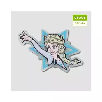 Подвеска-шарм Crocs Frozen Elsa Snowflake Jibbitz 10013625 onefree