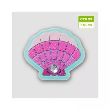 Подвеска-шарм Crocs Pink Gemstone Seashell Zibbitz 10014766 onefree