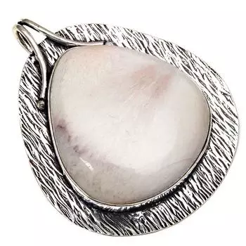 Подвеска сколецит драгоценный камень подарок для нее серебряные украшения 2