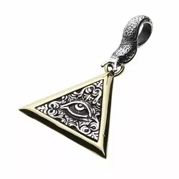 Подвеска Slug Eye of Providence, серебро p0712 [Cenote] [925 Аксессуары]