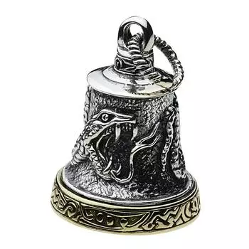 Подвеска Snake Bikers Bell, серебро p0599 [Cenote] [925 Аксессуары]