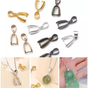 Подвеска-соединитель, подвеска, сделай сам, ювелирная фурнитура, застежка для изготовления ювелирных изделий, популярный зажим для подвески, медь, 10 шт./лот, застежка-пряжка, высокое качество, бусины под залог, бусины 5x14mm 10pcs/lot золотой