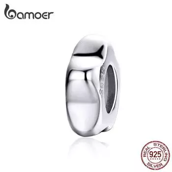 Подвеска-стоппер BAMOER с силиконовыми маленькими бусинами в виде цветов сливы, оригинальный брендовый дизайн SCC1168