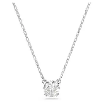 Подвеска Swarovski Stilla с родиевым покрытием и цирконием 5636706 для женщин белый