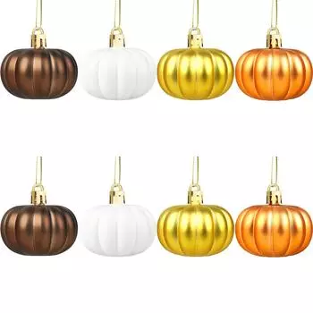 Подвеска Тыква на Хэллоуин, Подвеска для украшения Рождественского шара, Цветной шар с принтом, Праздничное украшение One Size