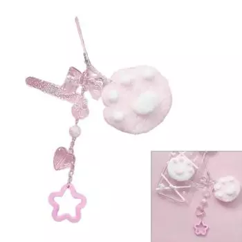 Подвеска в виде бусины в виде кошачьего когтя, подвеска для телефона, веревка, милая цепочка для телефона, ремешок, украшение для сумки, шнурок, брелок, аксессуар