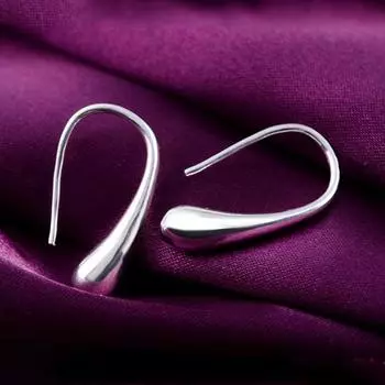 Подвеска в виде капли из стерлингового серебра 925 пробы, модные свадебные украшения 2.70*0.50cm