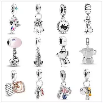 Подвеска в виде карандаша будущего слона и собаки, подвеска из бисера, подходит для оригинального модного браслета, ювелирные изделия своими руками для женщин, подарок