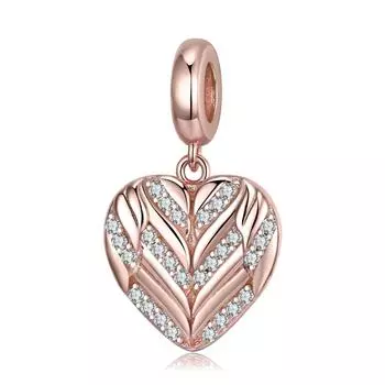 Подвеска в виде крыла из стерлингового серебра 925 пробы, подарок на День матери, ожерелье, браслет, аксессуары своими руками, бисер