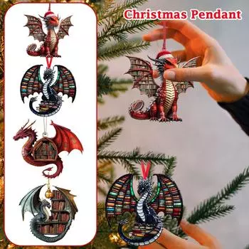 Подвеска в виде лошади из мультфильма Популярная серия Цепочка Рождественская елка Подвеска Подарочное рождественское украшение One Size