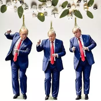 Подвеска в виде лошади из мультфильма Популярная серия Цепочка Рождественская елка Подвеска Подарочное рождественское украшение One Size