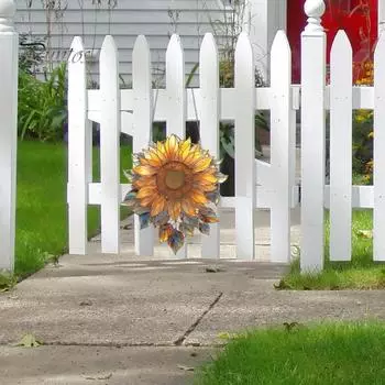 Подвеска в виде подсолнуха/лотоса, акриловый цветок, подвесное украшение для окна, настенный декор, подвесной цветок для домашнего сада B