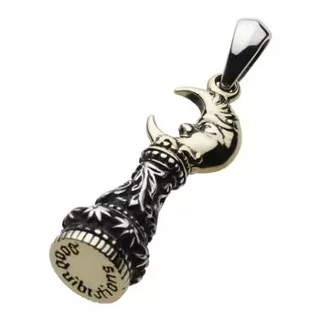 Подвеска в виде полумесяца fp0425 [Figmart] [Серебряный аксессуар]