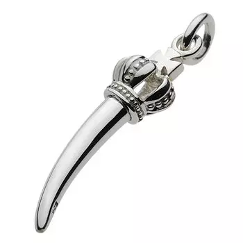 Подвеска в виде рога короны fp0231 [Figmart] [Серебряный аксессуар]