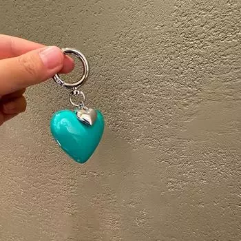 Подвеска в виде сердца для ключей, брелок для мобильного телефона, подвеска на цепочку для девушки и женщины, чехол для телефона, брелок для ключей, веревка, украшение против потери розовый