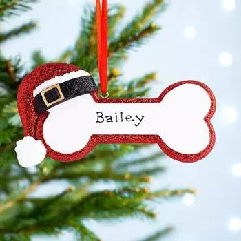 Подвеска в виде собачьей кости из смолы, рождественское украшение в форме кости, Рождество A