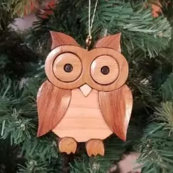 Подвеска в виде животного Yousheng, деревенское рождественское подвесное украшение, резное украшение в виде животного для праздничного декора елки, подарок любителям животных