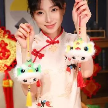 Подвеска в виде змеи, брелок-оберег в виде змеи, подвесное украшение на год змеи, сувенир, кукла-талисман для благословения, украшение для дома, автомобиля, окна красный