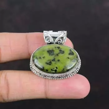 Подвеска в виде змеи, подвеска из настоящего драгоценного камня, подвеска из стерлингового серебра 925 пробы, дизайнерские украшения, винтажная подвеска ручной работы, подарки для мамы, серебряные украшения