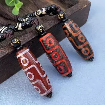 Подвеска Xizang Nine Eye Sky Pearl с шестью словами True Words для мужчин и женщин 50CM